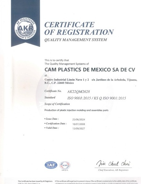 ISO 9001 Certificate